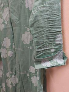 2 kurtas , purple and light green