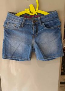 Cute Blue Denim Shorts