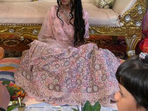 Pink Beautiful Bridal lehenga