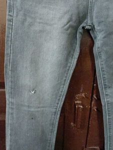 Stylish Grey Denim Jeans