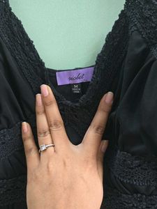 Sexy Black net nighty