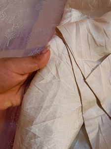 Off White Formal Skirt