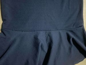 Navy Blue Midi Dress