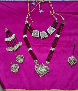 Bridal Jadau jewellery set