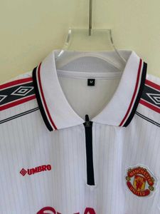 BECKHAM UNITED POLO FIVE SLEEV ZIP EMBROIDERY