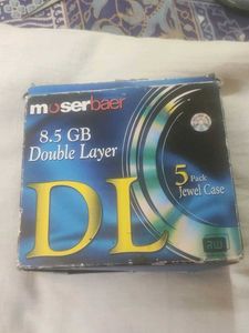 Moserbaer DVD+R DL(8.5GB Data/240 Mins Video)