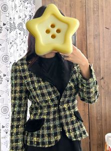 Vintage Plaid Coat