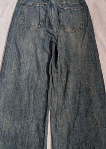 stonn savana Wide Leg Denim Jeans+baggy😋😍