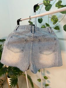 Light Wash Denim Shorts