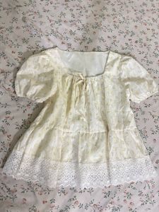 Chic Jacquard Lace-Trim Top