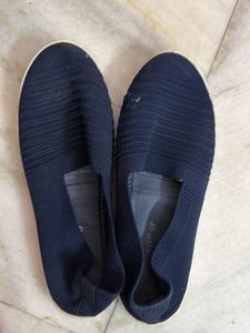 Comfortable Navy Blue Slip-On Shoes