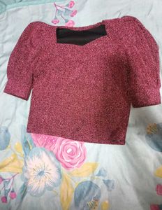 Stylish pink mix Sparkle Top