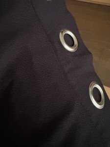 Y2K Black Sleeveless Top with Grommets