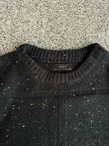Men's Black Knit Sweater