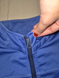 Blue Track Jacket with Sparkles