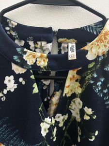 Chic Floral Bell Sleeve Top