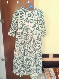 Bohemian Print Tiered Midi Dress