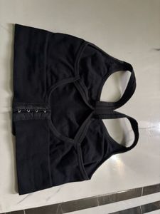 Black Sports Bra