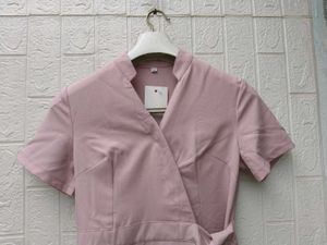 New with tag Stylish Pink Short Sleeve Blazer Top