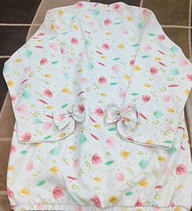 Girls Floral Top &amp; Yellow Pants Set Size-38