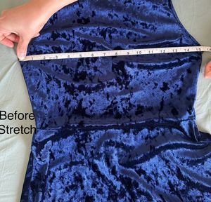 H&amp;M Velvet V-Neck Mini Dress