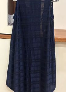 Stylish Navy Blue Ethnic jacket