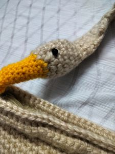 Crochet Goose Bag
