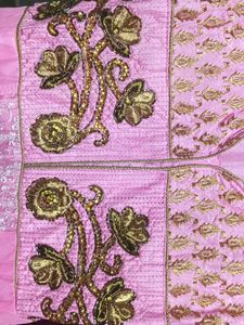 Pink Embroidered Ethnic Gown