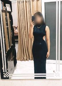 High Neck Sleeveless Cut-Out Back Maxi Shea