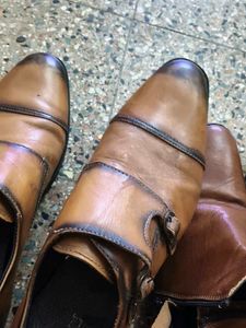Stylish Brown Monk Strap Shoes