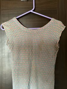 New Sleeveless Top Pinkish Blue For Women
