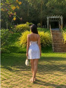 Floral Print Mini Dress