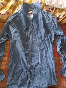 Men's Blue Casual Shirt