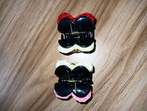 Crochet Heart Hair Clips (Set of 2)