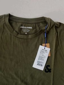 Jack &amp; Jones Olive Green T-Shirt