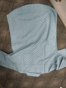 Men's Bluish green Printed Shirt