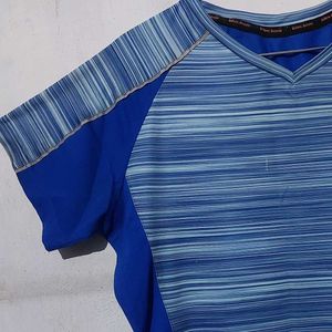 BLUE WORKOUT TSHIRT