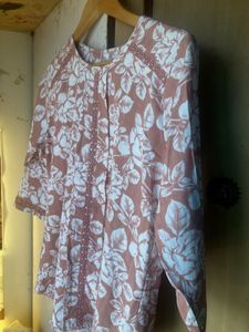 Floral Print Kurta