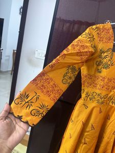 Ethnic Mustard Kurta Set