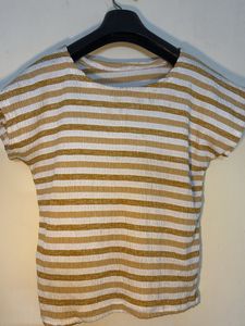 Striped Textured T-Shirt