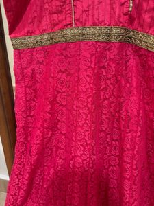 Beautiful Pink Anarkali/Frock Kurta