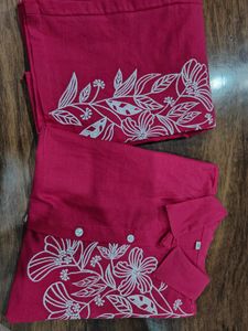 Floral Embroidered Co-Ord Set