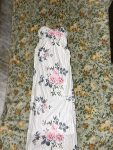 Floral Print Bodycon Maxi Dress