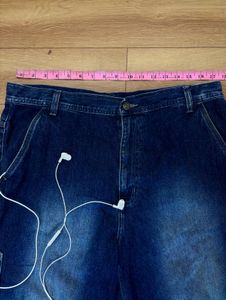 Unisex Denim Cargo Jorts