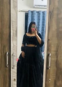Elegant Black Lehenga Choli Set