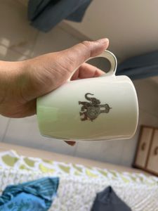 Set of 2 Mugs with Elephant Design Gift Se