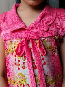 Cute Pink Floral Blouse