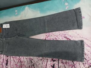 Grey Flared Jeans