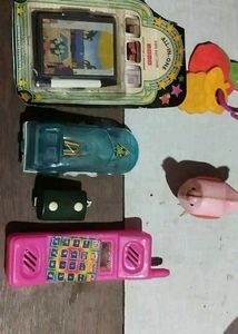 Bundle of Toy Cars and Accessories