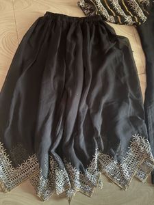 Elegant Black Kurta Set with Dupatta